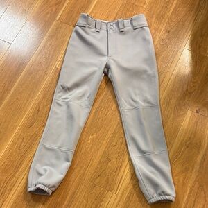 Mizuno Kids Gray Baseball Pants, Youth XL